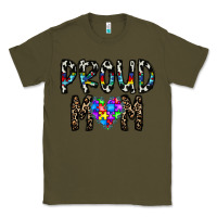 Army Green proud mom Classic Tee - CowhideDigitalArt