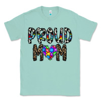 Seafoam proud mom Classic Tee - CowhideDigitalArt