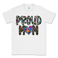 White proud mom Classic Tee - CowhideDigitalArt