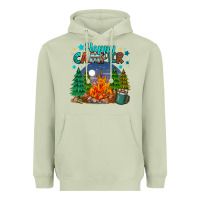 Matcha happy camper Heavyweight Hoodie - MaliasSmallBusiness