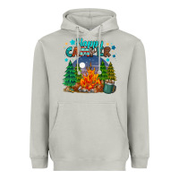 Moon Dust happy camper Heavyweight Hoodie - MaliasSmallBusiness