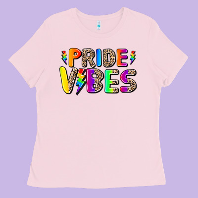 Prıde Vıbes Ladies Tee Designed By Adodesignshop