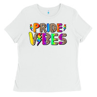 White prıde vıbes Ladies Tee - AdoDesignShop