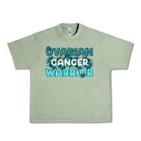 Oil Green Ovarian Cancer Warrior Urban Heavy Tee - texasbilliewilder