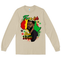 Mushroom free ish since 1865 black man Long Sleeve Tee - HRA Design Shop