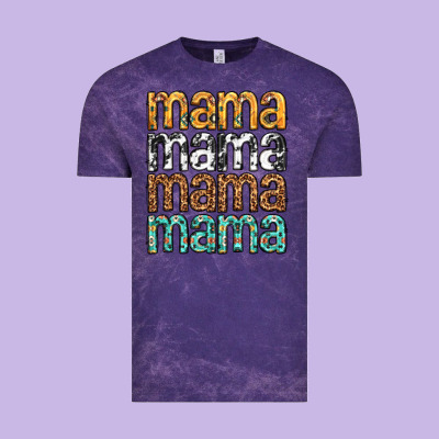 Mama Mama Mama Mama Mothers Day Vintage Tee Designed By Texasbilliewilder