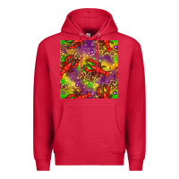 Cardinal Mardi Gras Lobster Seamless Pattern Premium Hoodie - BundleAndBundleShop