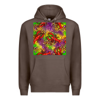 Coffee Mardi Gras Lobster Seamless Pattern Premium Hoodie - BundleAndBundleShop