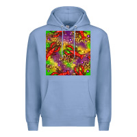 Colony Blue Mardi Gras Lobster Seamless Pattern Premium Hoodie - BundleAndBundleShop