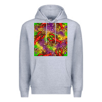 Heather Grey Mardi Gras Lobster Seamless Pattern Premium Hoodie - BundleAndBundleShop