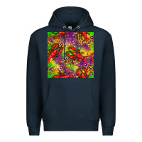 Navy Mardi Gras Lobster Seamless Pattern Premium Hoodie - BundleAndBundleShop
