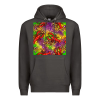 Smoke Mardi Gras Lobster Seamless Pattern Premium Hoodie - BundleAndBundleShop