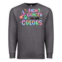 Fight Cancer In All Colors Premium Sweatshirt | Teevron