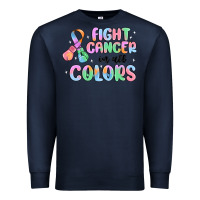 Navy fight cancer in all colors Premium Sweatshirt - MaliasSmallBusiness