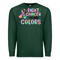 Sports Green fight cancer in all colors Premium Sweatshirt - MaliasSmallBusiness