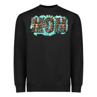 Black aztec mom Heavyweight Sweatshirt - Zillion Design Studio