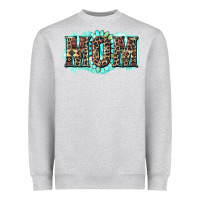 Heather Grey aztec mom Heavyweight Sweatshirt - Zillion Design Studio
