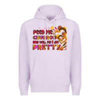 Lilac feed me churros and tell me i am pretty Premium Hoodie - AdoDesignShop