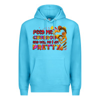 Ocean Blue feed me churros and tell me i am pretty Premium Hoodie - AdoDesignShop