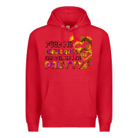 Red feed me churros and tell me i am pretty Premium Hoodie - AdoDesignShop