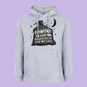 Opinions On How I'm Supposed To Live My Life Heavyweight Hoodie Designed By Maliassmallbusiness