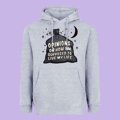 Opinions On How I'm Supposed To Live My Life Heavyweight Hoodie Designed By Maliassmallbusiness