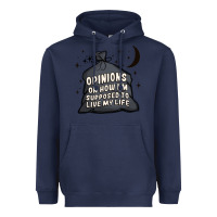 Navy opinions on how i'm supposed to live my life Heavyweight Hoodie - MaliasSmallBusiness