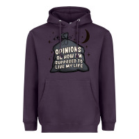 Plum opinions on how i'm supposed to live my life Heavyweight Hoodie - MaliasSmallBusiness