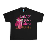 Black Nobody Fights Alone Coffee Urban Heavy Tee - texasbilliewilder
