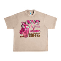 French Oak Nobody Fights Alone Coffee Urban Heavy Tee - texasbilliewilder