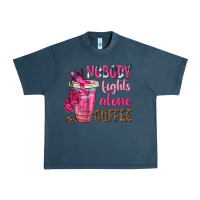 Midnight Navy Nobody Fights Alone Coffee Urban Heavy Tee - texasbilliewilder