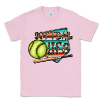 Bubblegum Pink softball life Classic Tee - CowhideDigitalArt