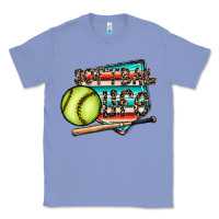 Colony Blue softball life Classic Tee - CowhideDigitalArt