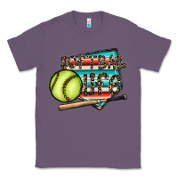 Lavender softball life Classic Tee - CowhideDigitalArt