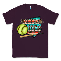 Plum softball life Classic Tee - CowhideDigitalArt