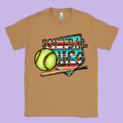 Softball Life Classic Tee Designed By Cowhidedigitalart
