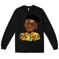 Black black boy Long Sleeve Tee - HRA Design Shop