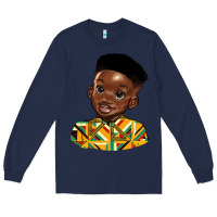Navy black boy Long Sleeve Tee - HRA Design Shop