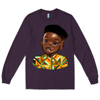 Plum black boy Long Sleeve Tee - HRA Design Shop