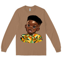 Toasted Coconut black boy Long Sleeve Tee - HRA Design Shop