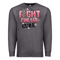 Charcoal Heather fight for the cure Premium Sweatshirt - MaliasSmallBusiness