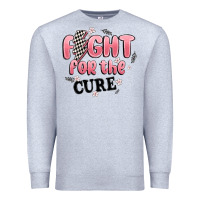 Heather Grey fight for the cure Premium Sweatshirt - MaliasSmallBusiness
