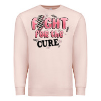 Pale Pink fight for the cure Premium Sweatshirt - MaliasSmallBusiness