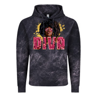 Cloud Black diva Vintage Hoodie - Zillion Design Studio