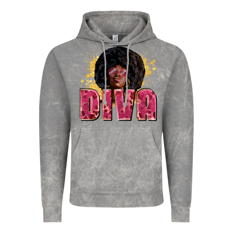 Diva Vintage Hoodie by Zillion Design Studio | Teevron