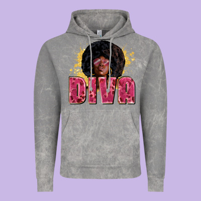 Diva Vintage Hoodie Designed By Zillion Design Studio