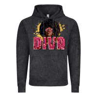Vintage Black diva Vintage Hoodie - Zillion Design Studio