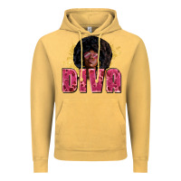 Vintage Mustard diva Vintage Hoodie - Zillion Design Studio