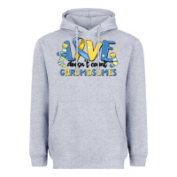 Heather Grey love dose count chromosomes Heavyweight Hoodie - MaliasSmallBusiness