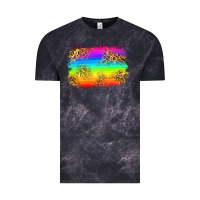 Cloud Black pride flag Vintage Tee - Zillion Design Studio